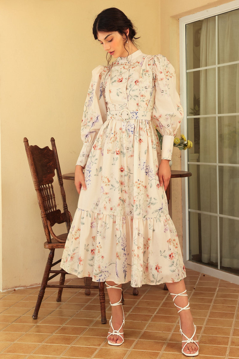 A Vintage Style Dress with Delicate Timeless Details