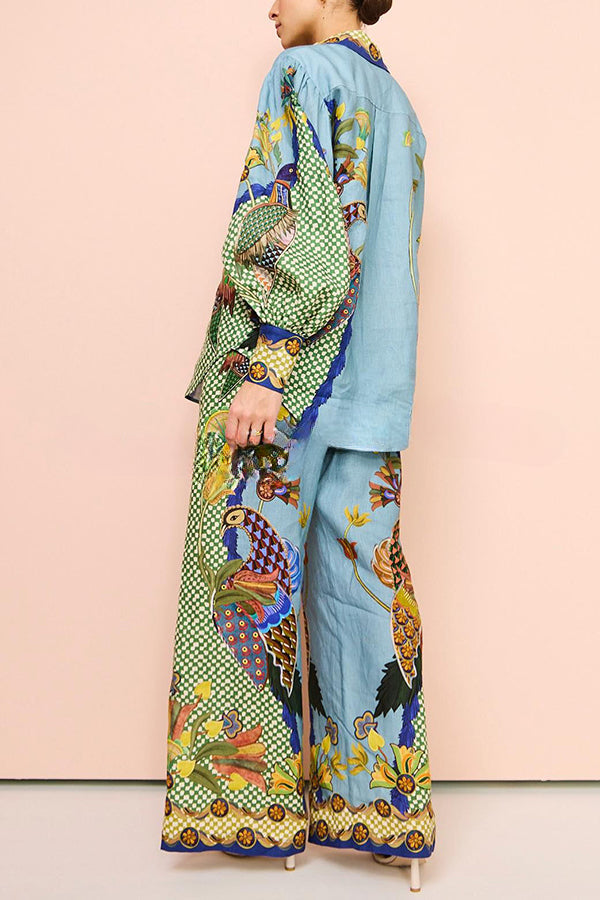 A Vintage Style Pants with Delicate Timeless Details