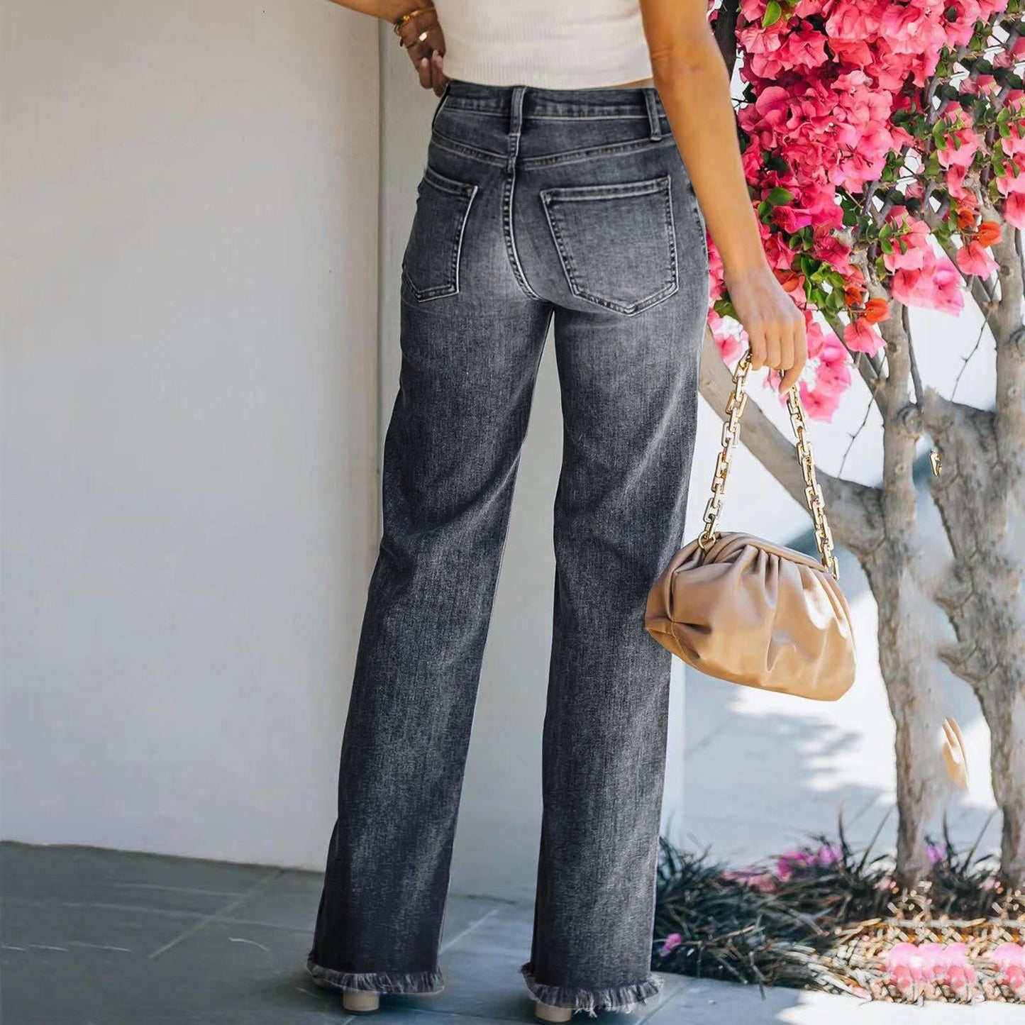 A Vintage Style Pants with Delicate Timeless Details