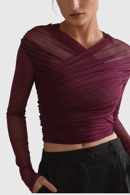 Gracefully Styled Top for Any Occasion