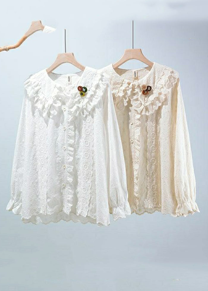 A Vintage Style Blouse with Delicate Timeless Details