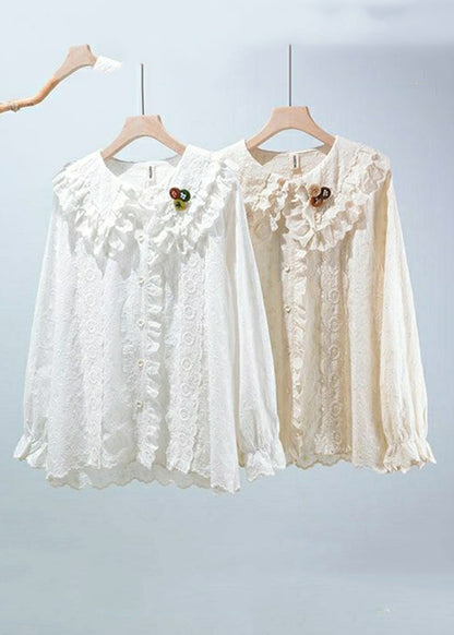 A Vintage Style Blouse with Delicate Timeless Details