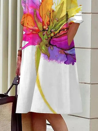 Classic Vintage Dress with a Flattering Fit