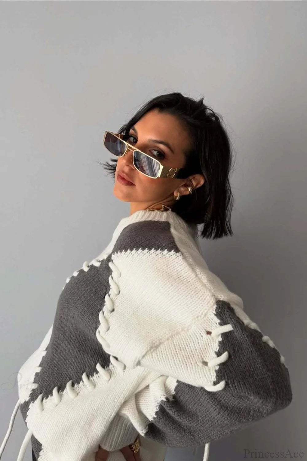 A Vintage Style Sweater with Delicate Timeless Details