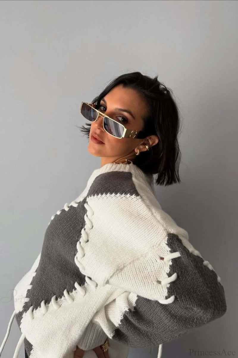 A Vintage Style Sweater with Delicate Timeless Details