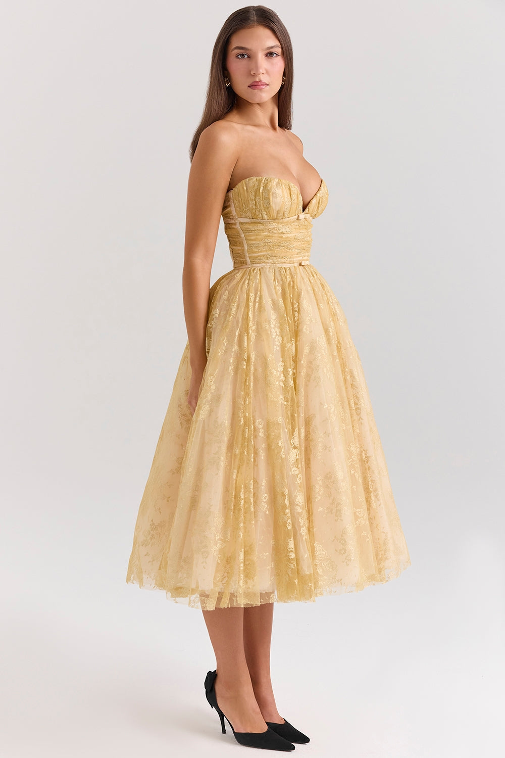 A Vintage Style Dress with Delicate Timeless Details