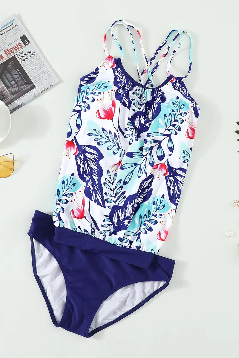 Vintage Inspired Tankini with a Contemporary Edge