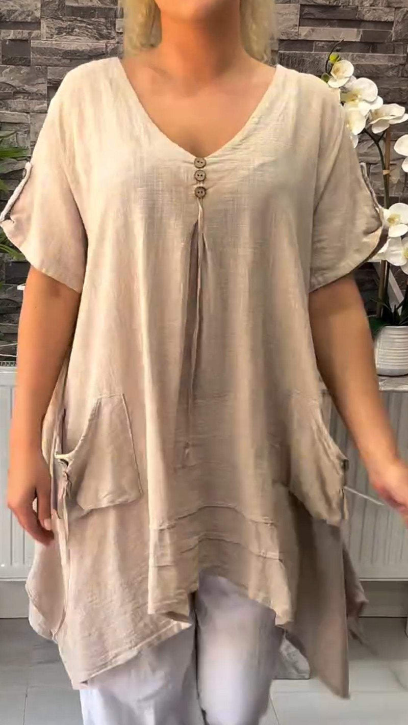 Classic Vintage Top with a Flattering Fit