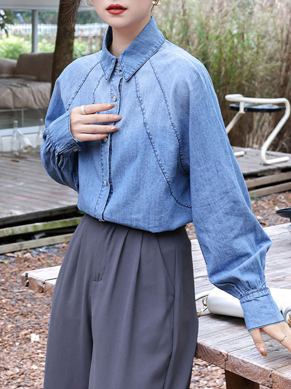 Classic Vintage Blouse with a Flattering Fit
