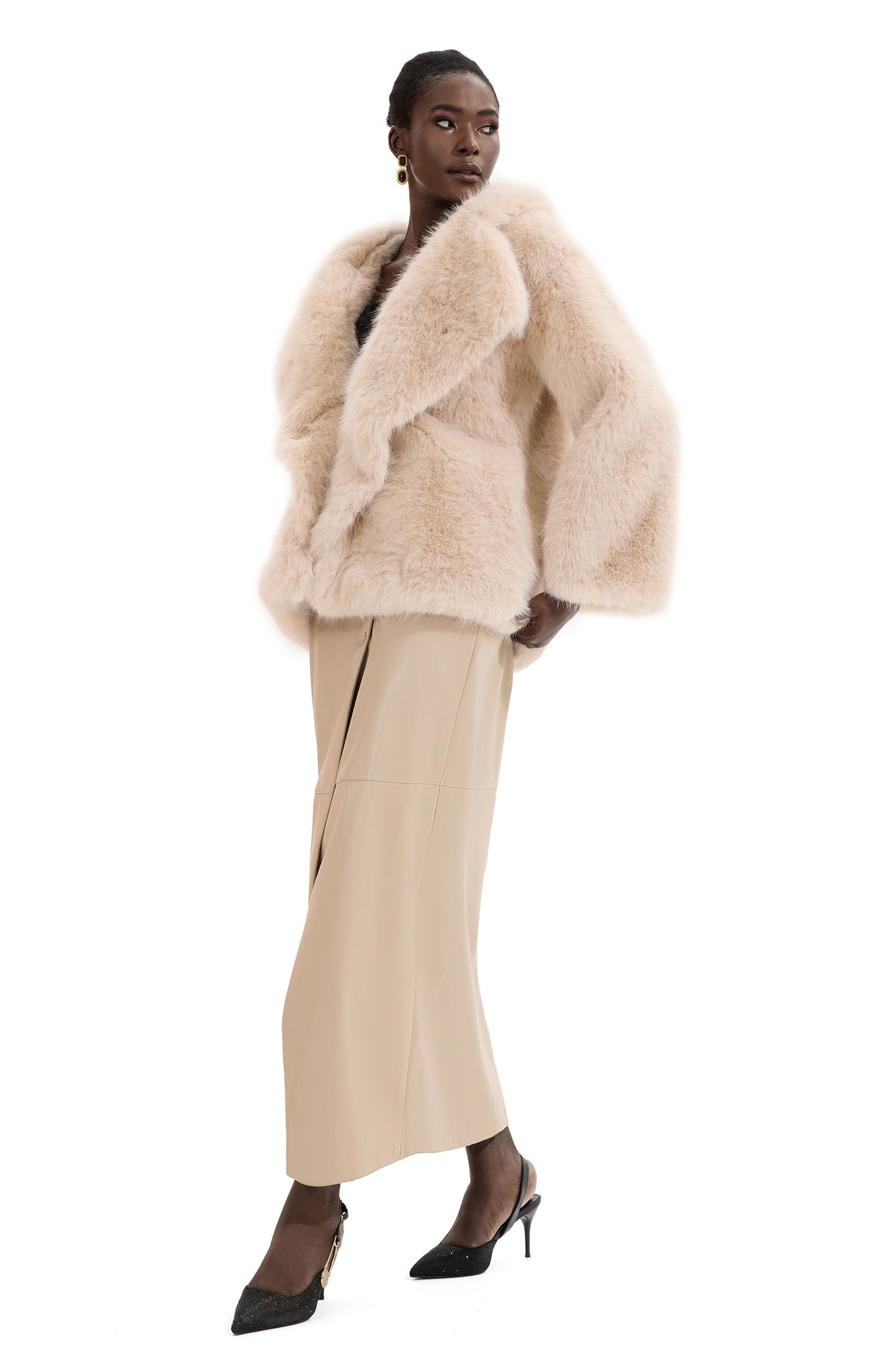 Classic Vintage Coat with a Flattering Fit