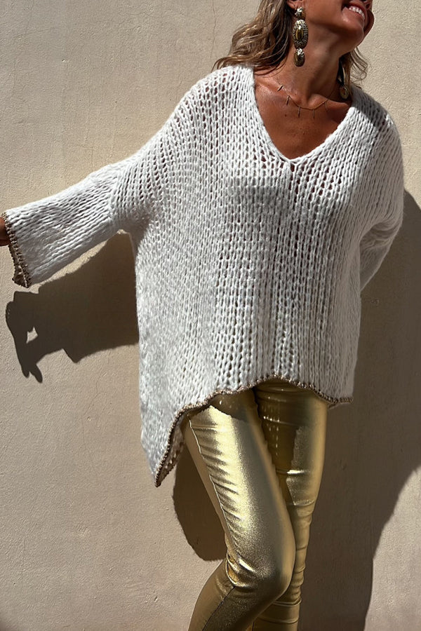 Vintage Inspired Sweater with a Contemporary Edge