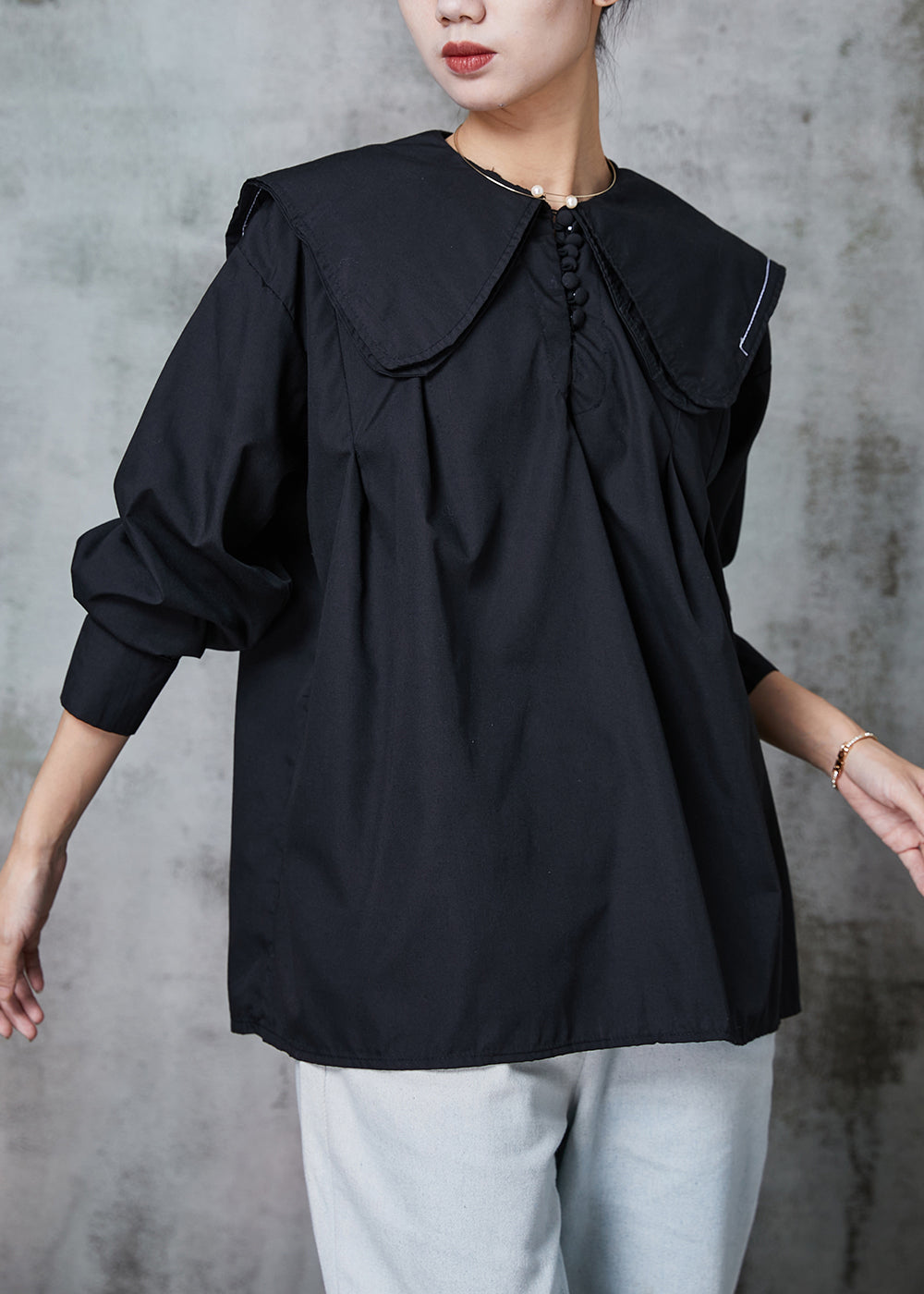 A Vintage Style Blouse with Delicate Timeless Details