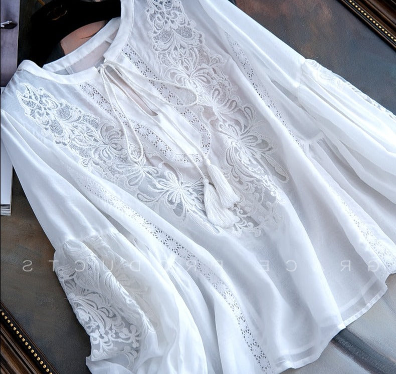 A Vintage Style Shirt with Delicate Timeless Details