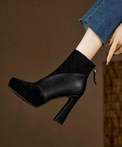 A Vintage Style Boots with Delicate Timeless Details