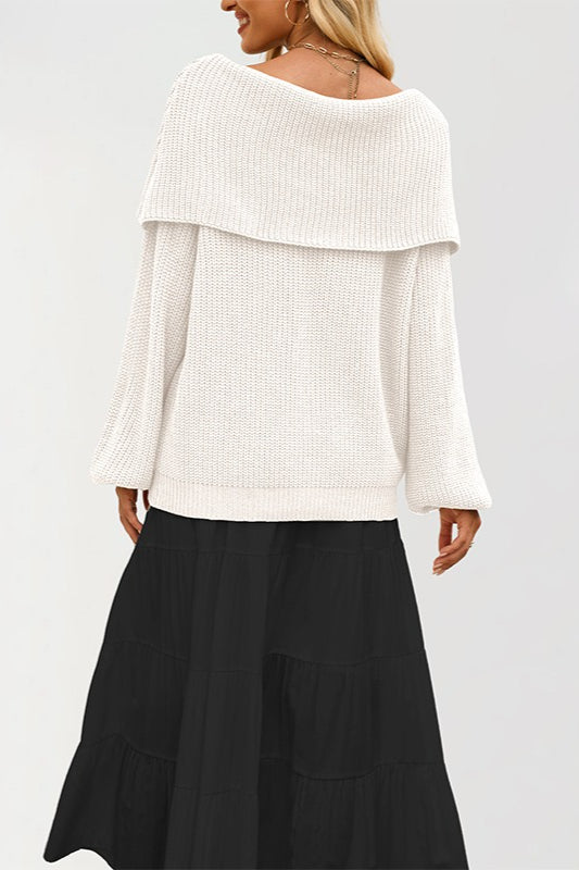 Well Tailored Sweater with a Graceful Silhouette
