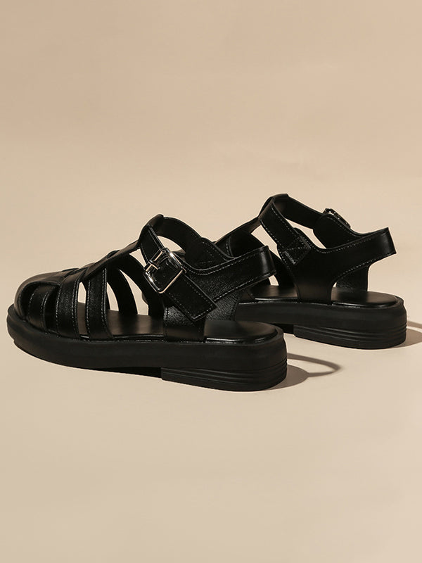 A Vintage Style Sandals with Delicate Timeless Details