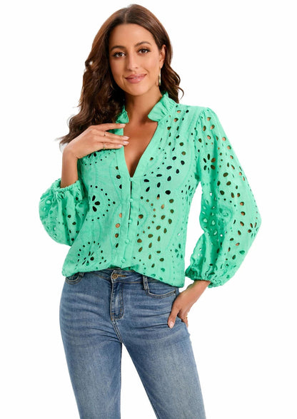 Gracefully Styled Blouse for Any Occasion