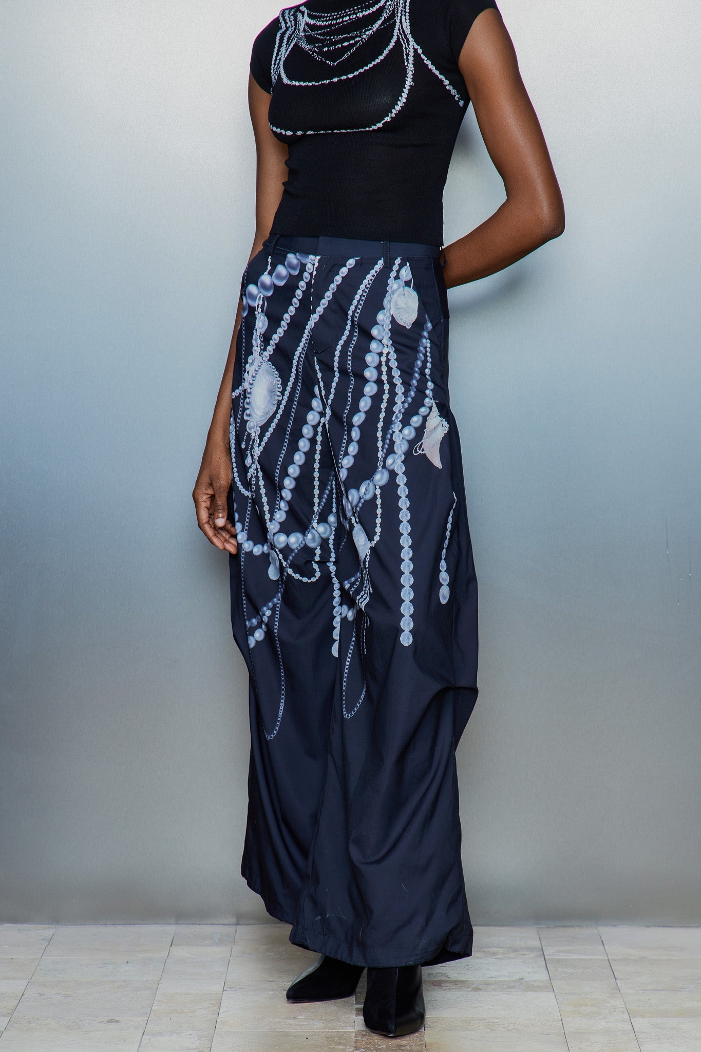 A Vintage Style Pants with Delicate Timeless Details