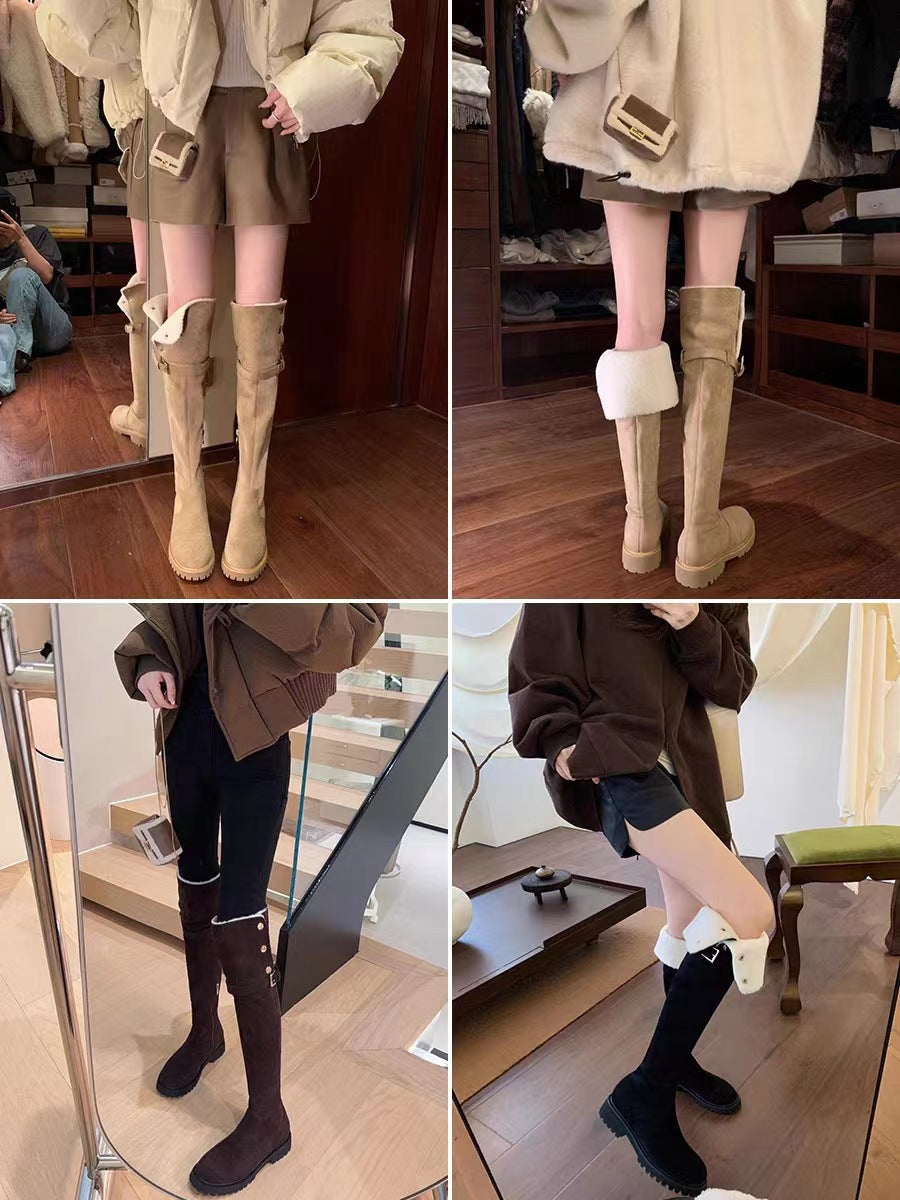A Vintage Style Boots with Delicate Timeless Details