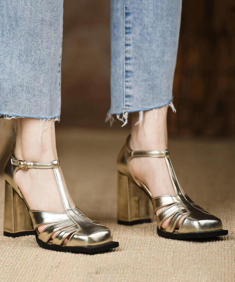 A Vintage Style Sandals with Delicate Timeless Details