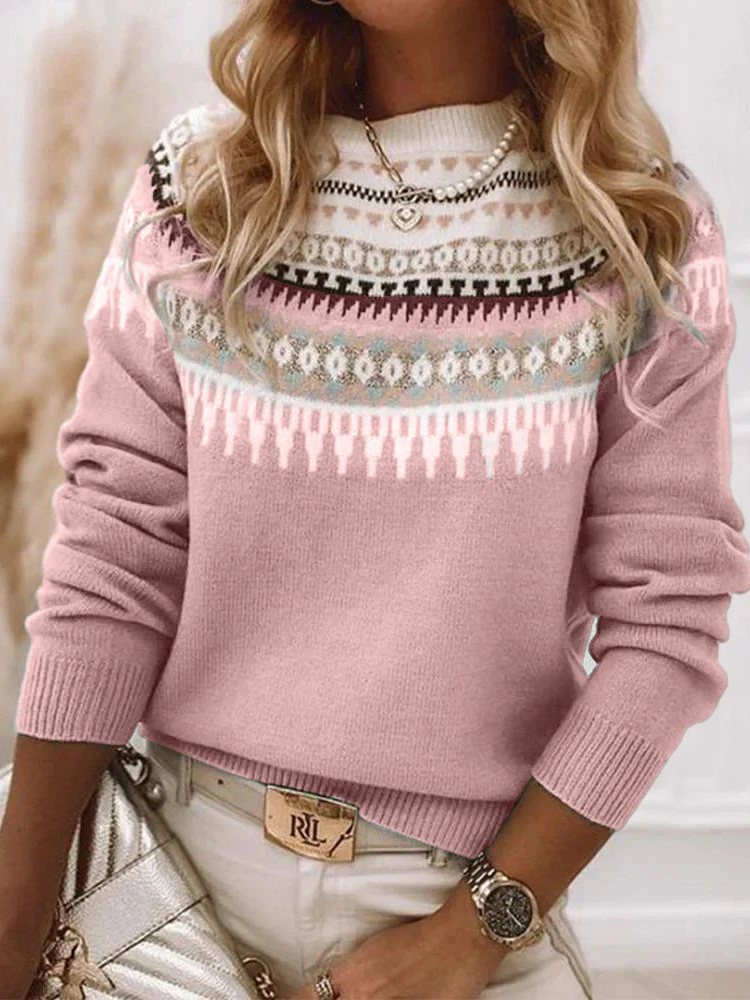 Classic Vintage Sweater with a Flattering Fit
