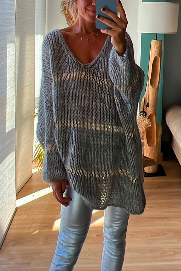 Vintage Inspired Sweater with a Contemporary Edge