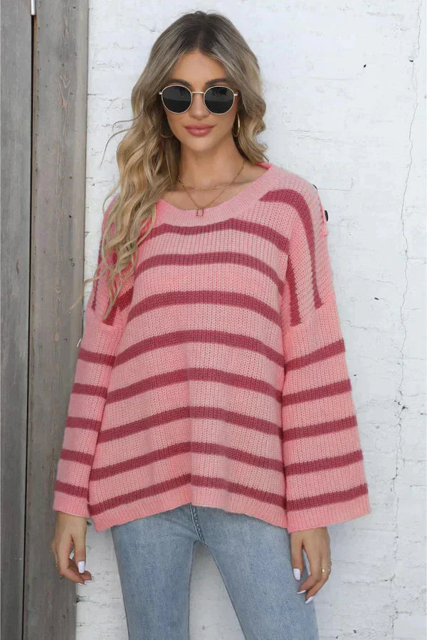 Well Tailored Sweater with a Graceful Silhouette