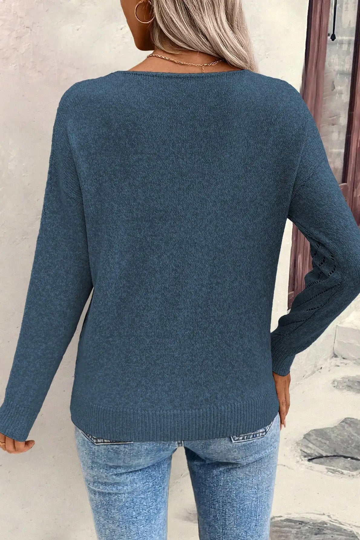 Beautifully Finished Sweater in a Timeless Design
