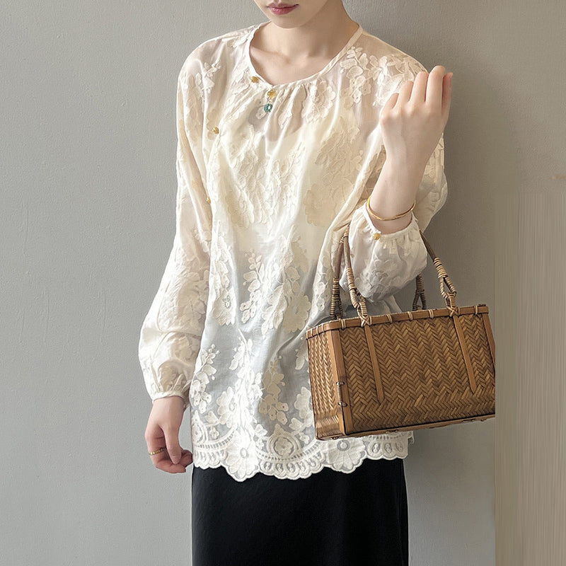 A Vintage Style Shirt with Delicate Timeless Details
