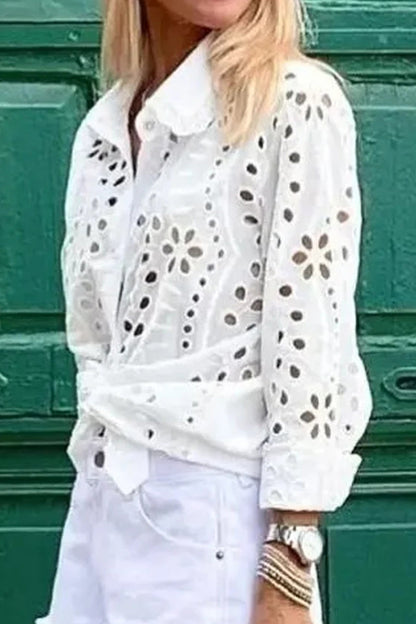 A Vintage Style Blouse with Delicate Timeless Details