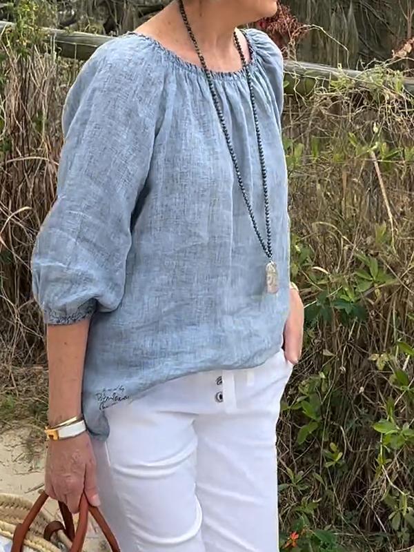 A Vintage Style Top with Delicate Timeless Details