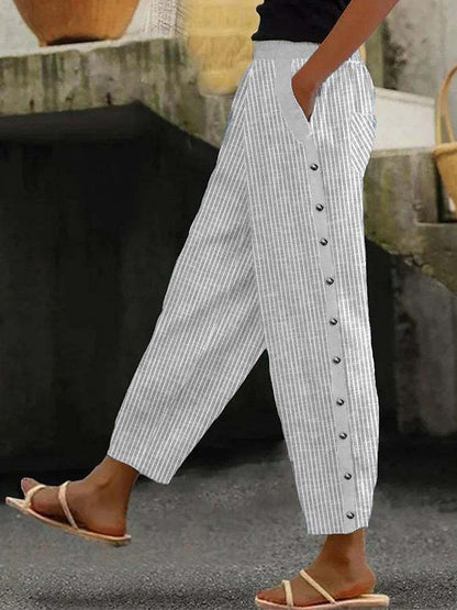 A Vintage Style Pants with Delicate Timeless Details