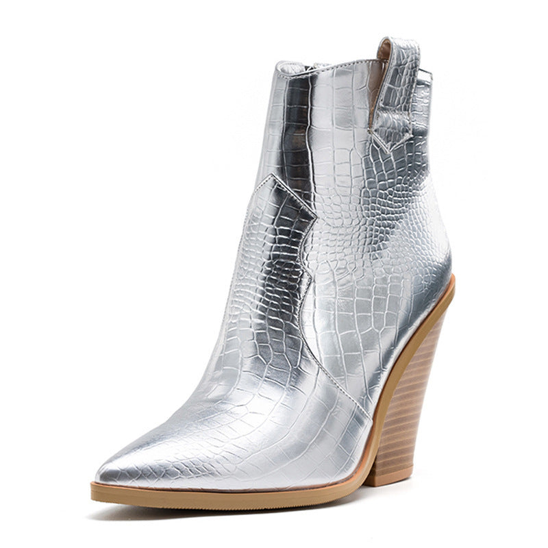A Vintage Style Boots with Delicate Timeless Details
