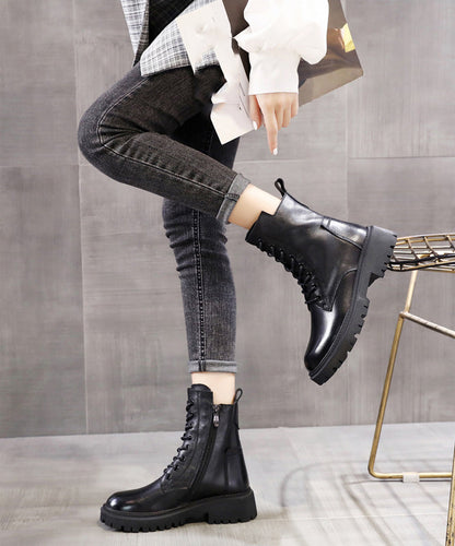 A Vintage Style Boots with Delicate Timeless Details