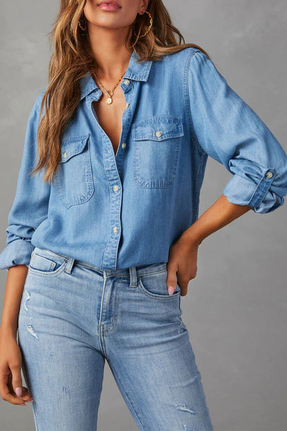 Classic Vintage Blouse with a Flattering Fit