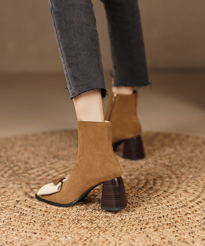 A Vintage Style Boots with Delicate Timeless Details