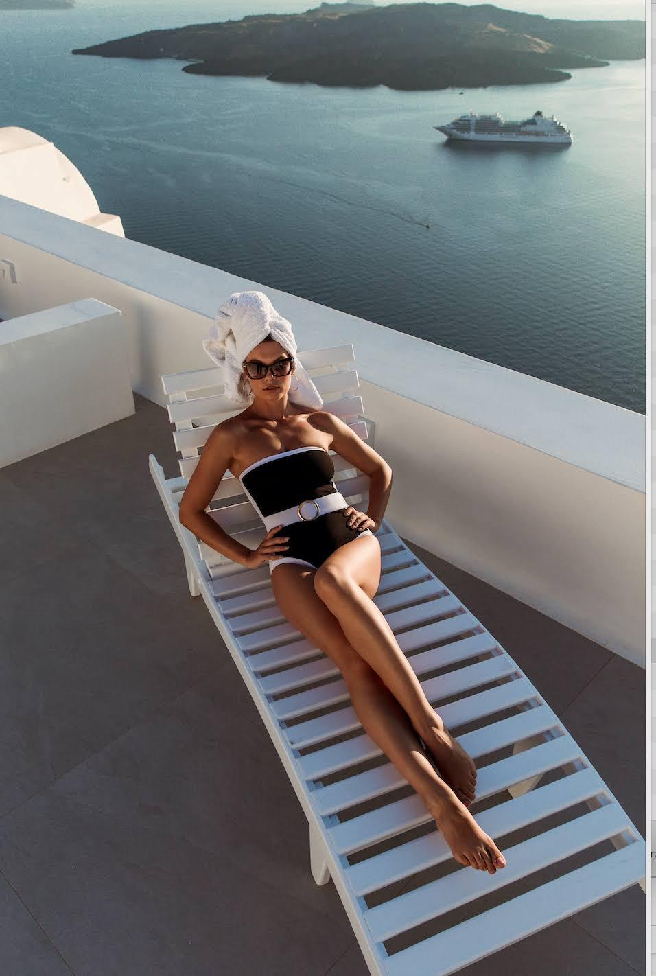 A Vintage Style Swimsuit with Delicate Timeless Details