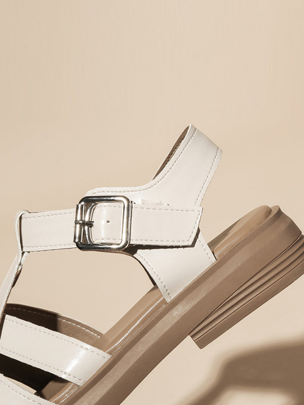 A Vintage Style Sandals with Delicate Timeless Details