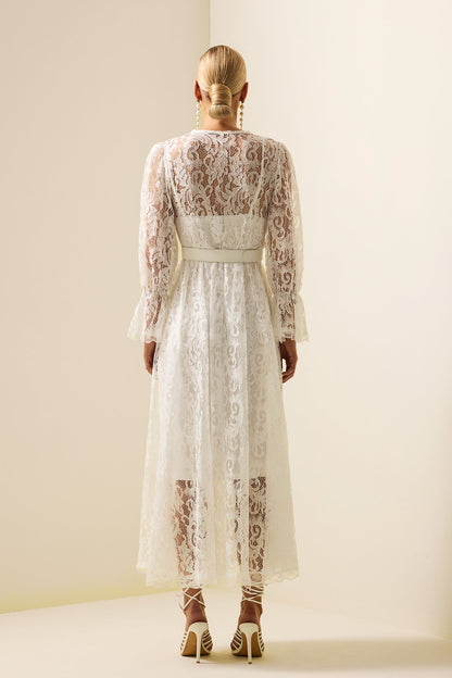 A Vintage Style Dress with Delicate Timeless Details