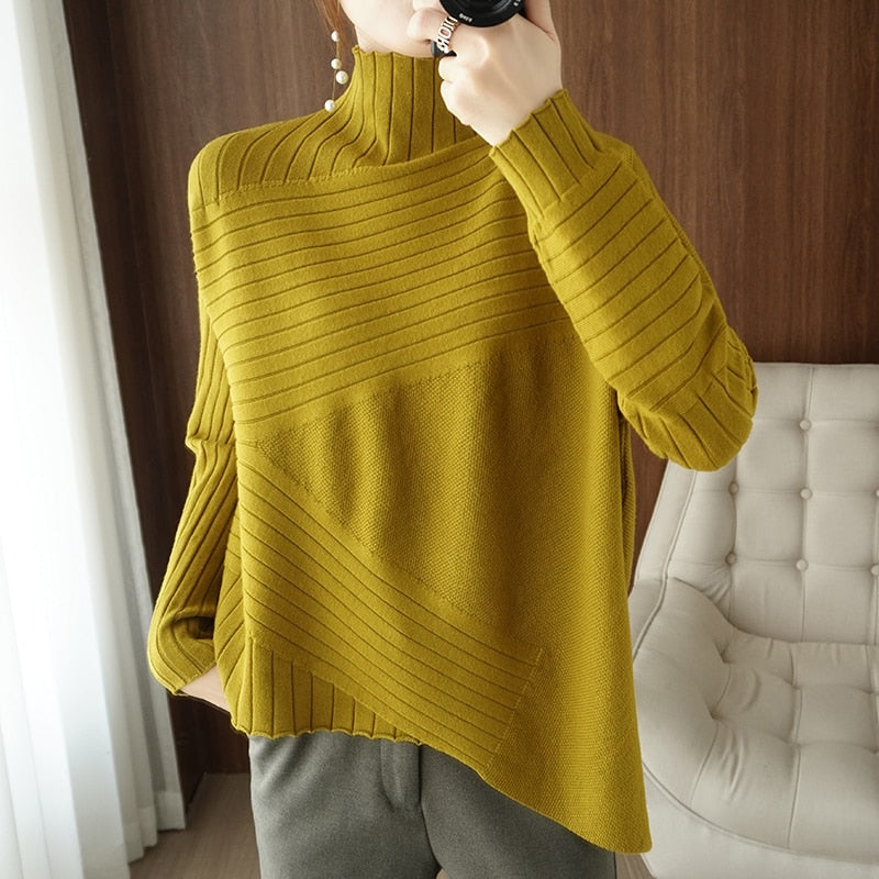 Well Tailored Pullover with a Graceful Silhouette