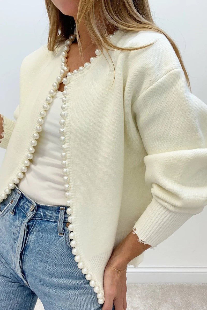A Vintage Style Cardigan with Delicate Timeless Details
