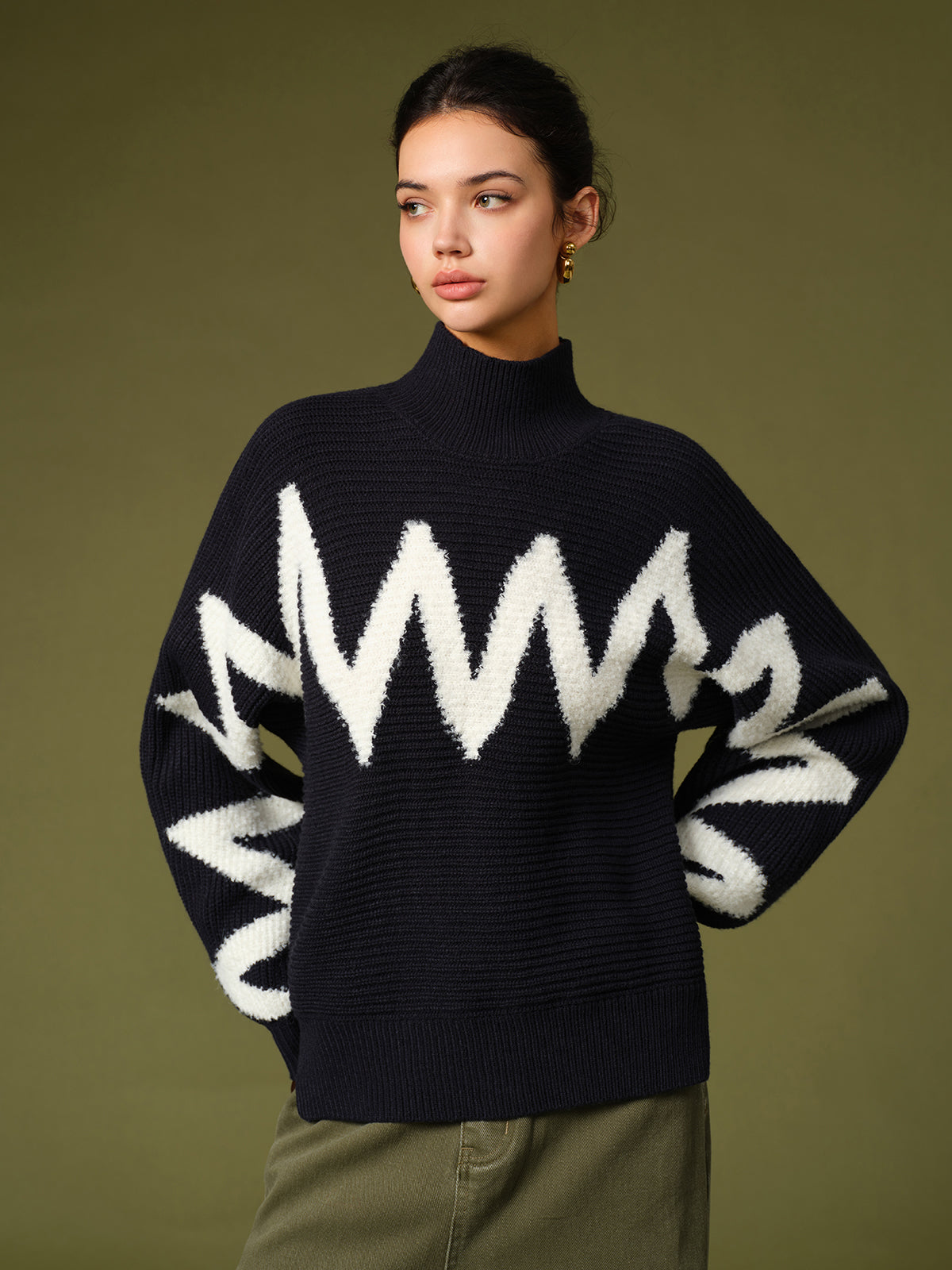 A Vintage Style Sweater with Delicate Timeless Details