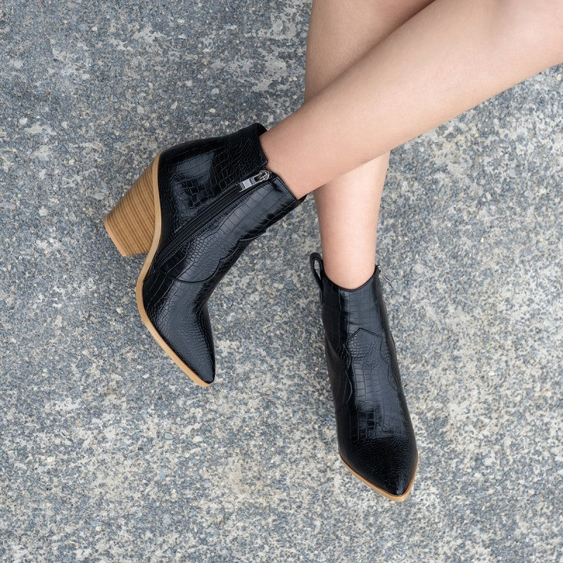 A Vintage Style Boots with Delicate Timeless Details