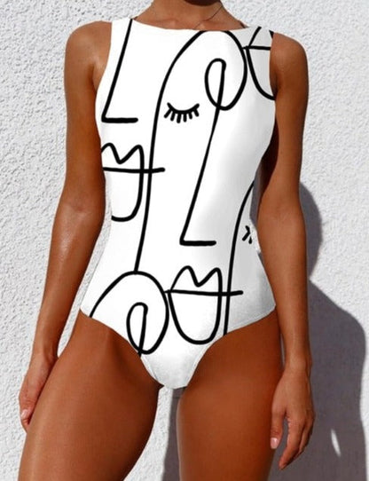 Beautifully Finished Swimsuit in a Timeless Design