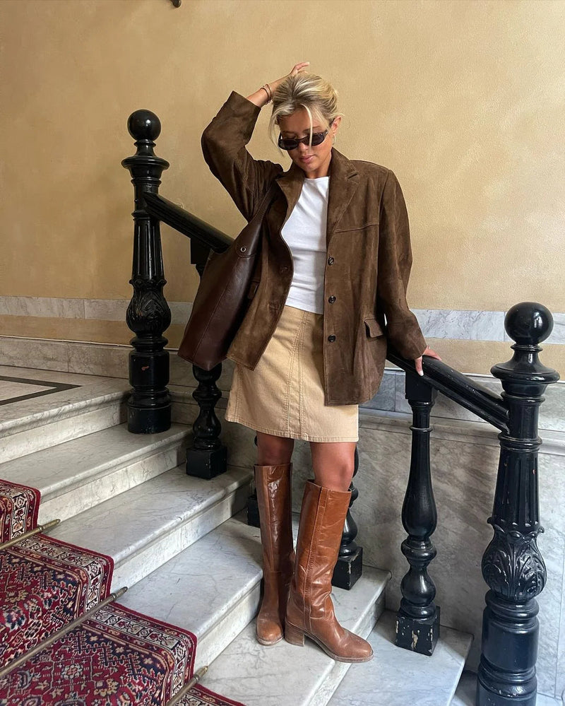 Classic Vintage Jacket with a Flattering Fit