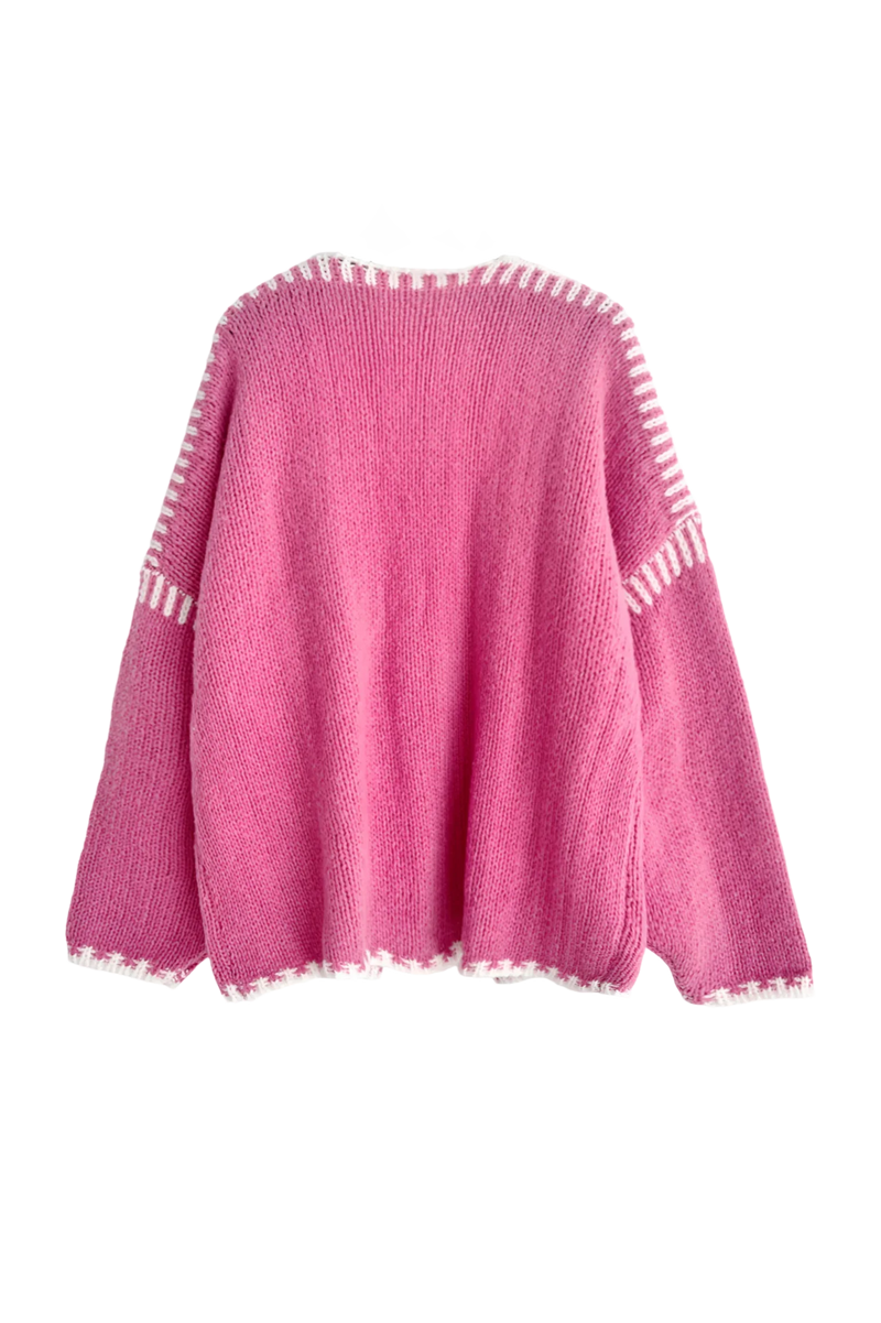 Well Tailored Cardigan with a Graceful Silhouette