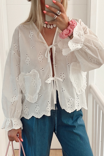 Vintage Inspired Blouse with a Contemporary Edge
