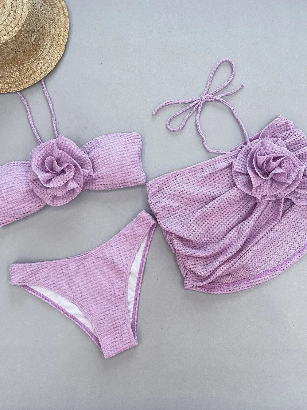 Classic Vintage Bikini with a Flattering Fit