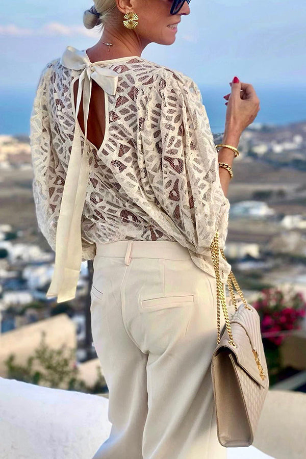 A Vintage Style Blouse with Delicate Timeless Details