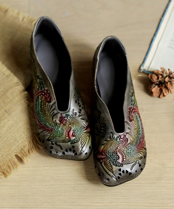 A Vintage Style Shoes with Delicate Timeless Details